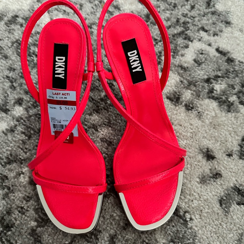 Pink DKNY heels